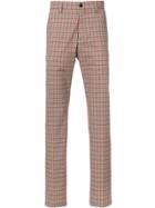 Maison Margiela Checked Trousers - Neutrals