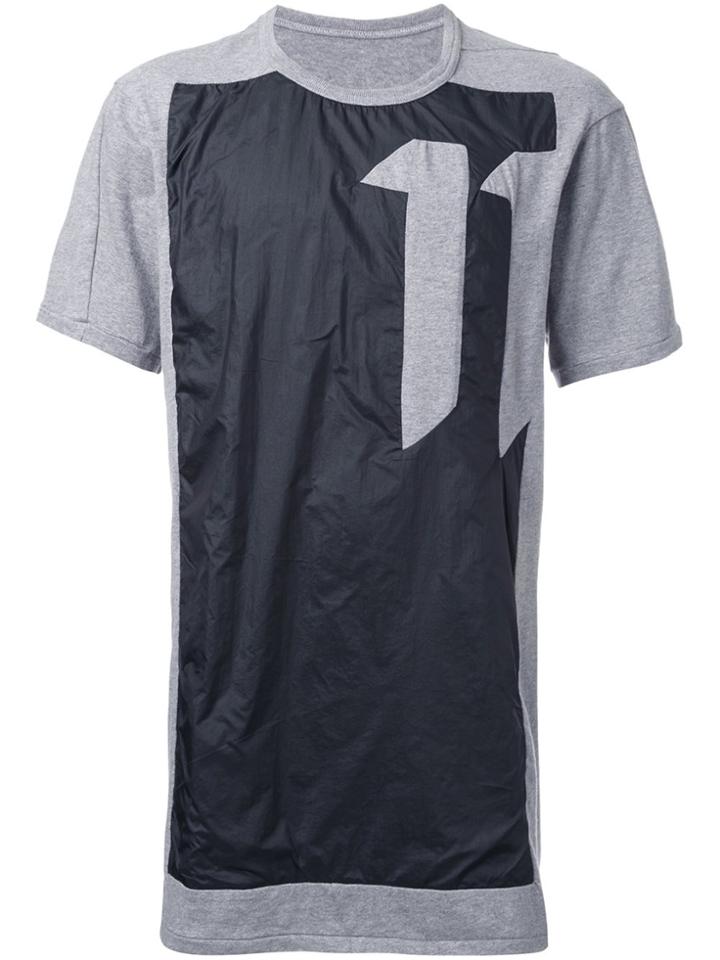 11 By Boris Bidjan Saberi Logo T-shirt - Grey