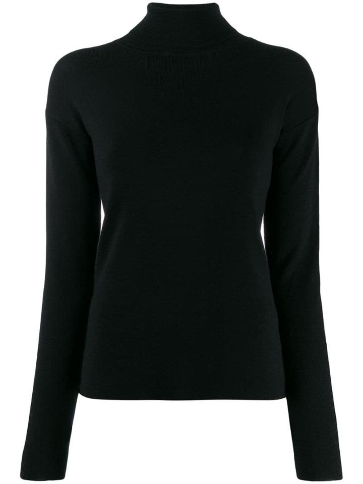 Katharine Hamnett London Myrtle High Neck Jumper - Black