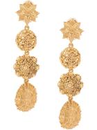 Oscar De La Renta Sea Charm Earrings - Metallic