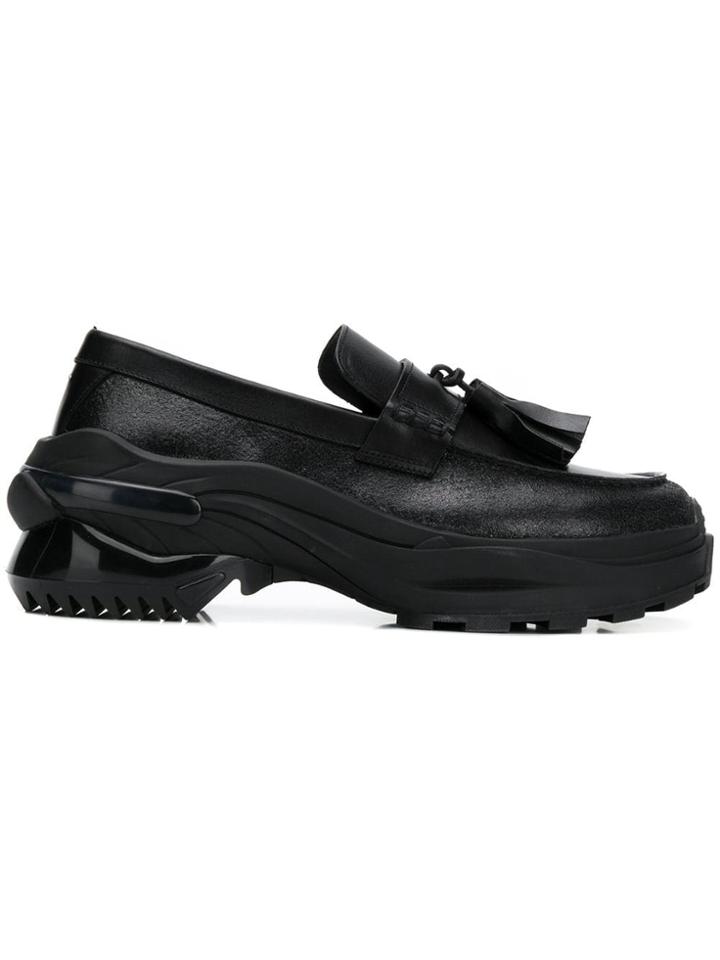 Maison Margiela Ridged Sole Loafers - Black