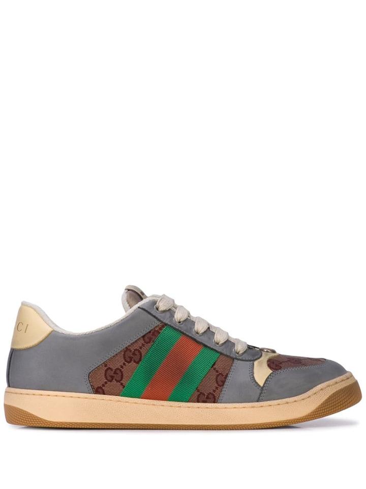Gucci Screener Gg Sneakers - Grey