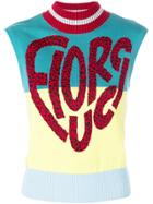 Fiorucci Sleeveless Logo Sweater - Multicolour