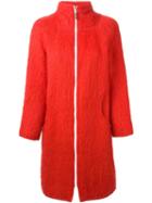 Courreges Vintage Contrasted Zip Coat