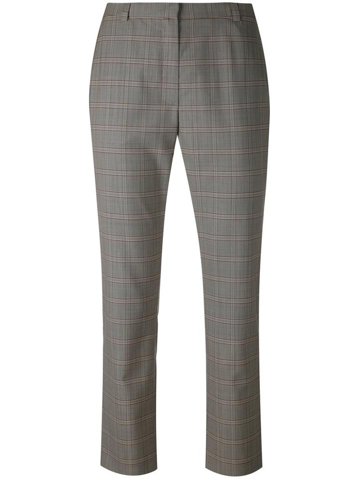 Wunderkind - Cropped Trousers - Women - Silk/virgin Wool - 38, Brown, Silk/virgin Wool