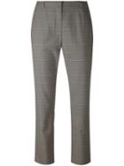 Wunderkind - Cropped Trousers - Women - Silk/virgin Wool - 38, Brown, Silk/virgin Wool