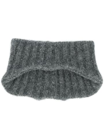 Plan C Ribbed Headwarmer - Grey