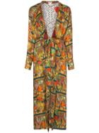 Chufy Riad Printed Reversible Maxi-robe