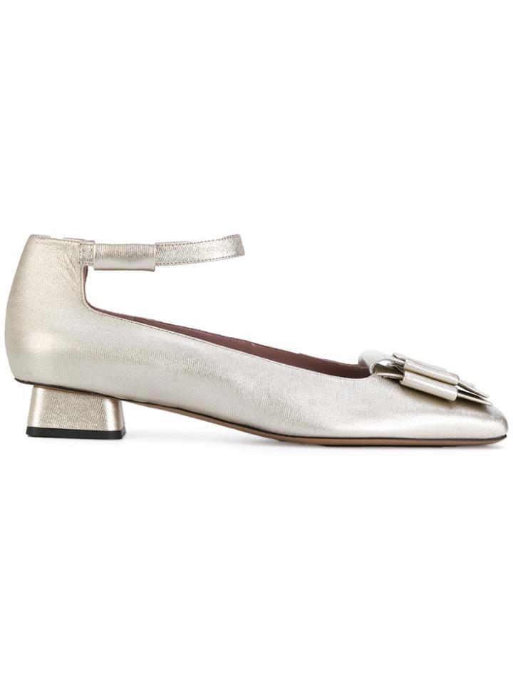 Rayne Buckled Pumps - Metallic