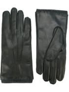 Orciani Leather Gloves - Black