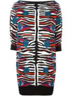 Roberto Cavalli Zebra Pattern Dress