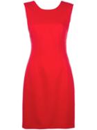 Versace V-back Jersey Dress, Women's, Size: 38, Red, Spandex/elastane/viscose