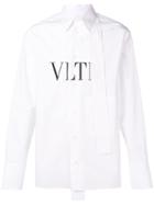 Valentino Vltn Print Shirt - White