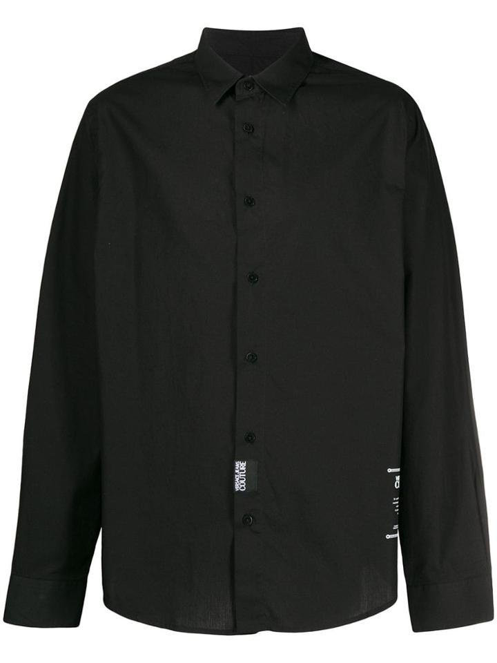 Versace Jeans Couture Printed Logo Shirt - Black