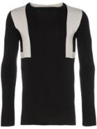 Rick Owens Babel Biker Level Cotton Jumper - Black