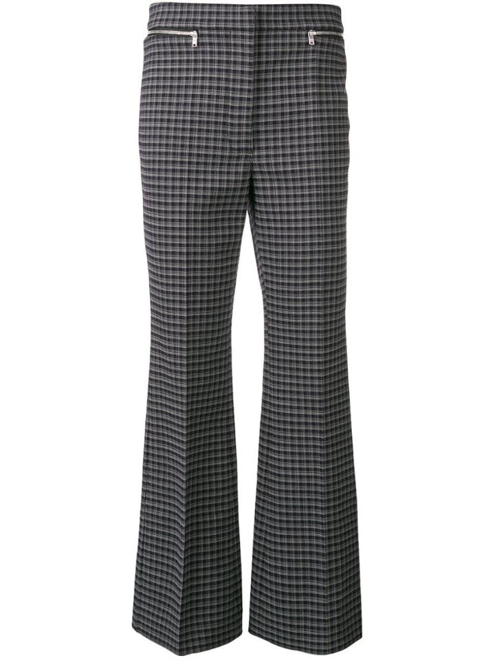 Sonia Rykiel Tailored Check Trousers - Blue