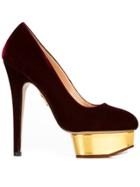 Charlotte Olympia Dolly Pumps - Red