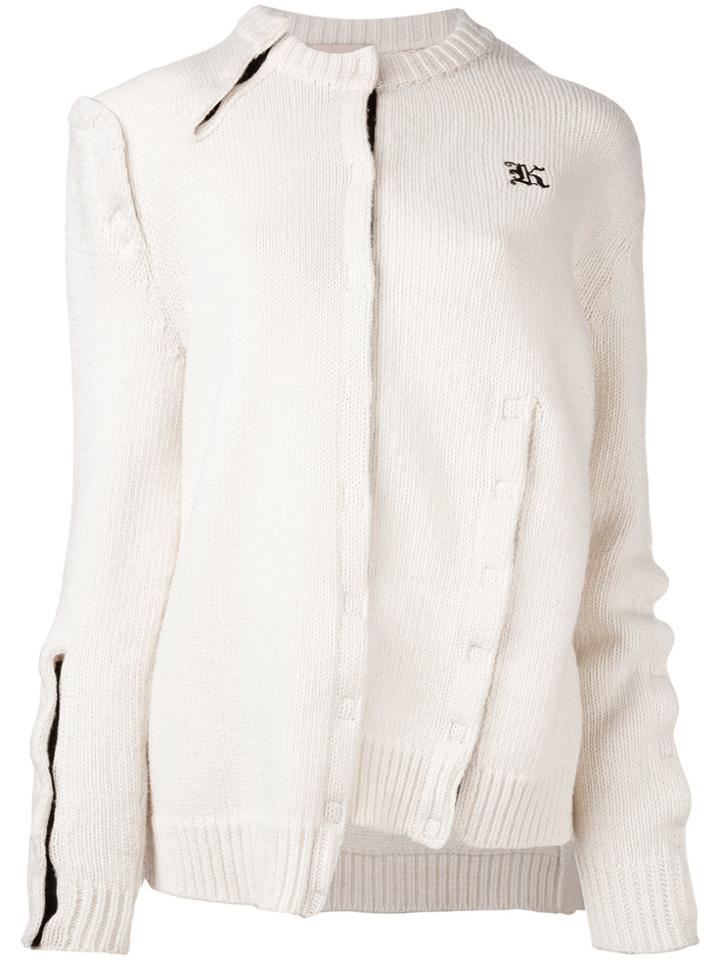Christopher Kane Long Sleeve Sweater - Nude & Neutrals