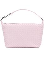 Bottega Veneta Dragee Intrecciato Nappa Small Shoulder Bag - Pink &