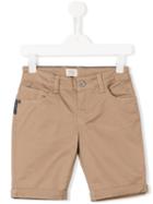Armani Junior Classic Five Pocket Shorts, Toddler Boy's, Size: 5 Yrs, Nude/neutrals