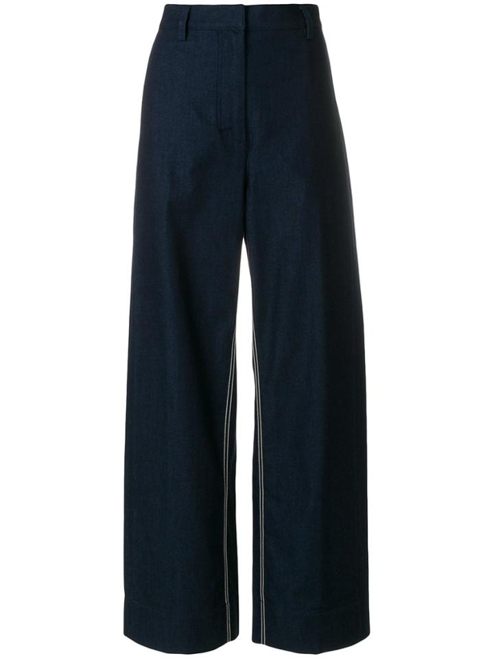 Cédric Charlier Wide-leg Jeans - Blue
