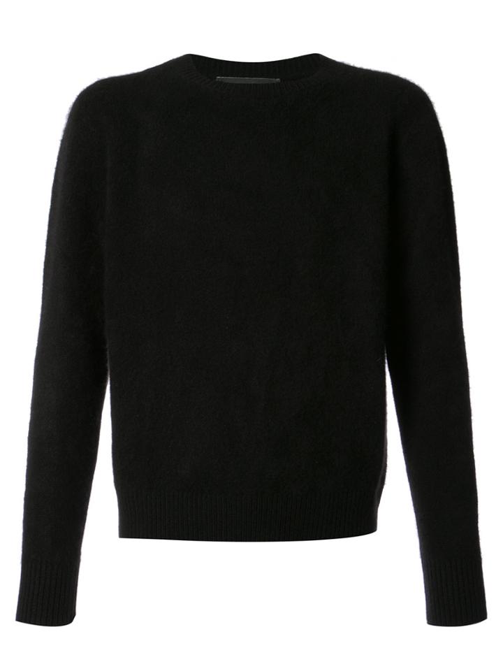 The Elder Statesman Fluffy Jumper - Black