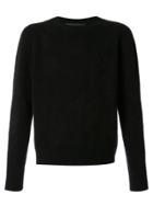 The Elder Statesman Fluffy Jumper - Black