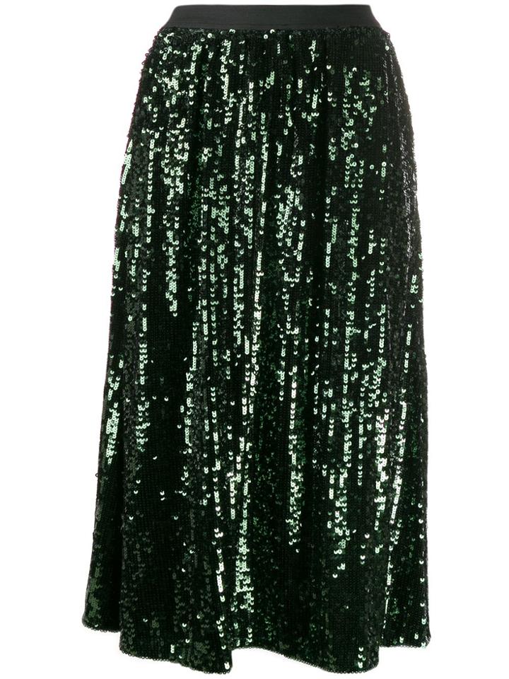 Bellerose Sequin-embellished Midi Skirt - Green
