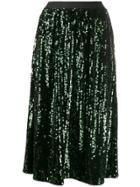 Bellerose Sequin-embellished Midi Skirt - Green