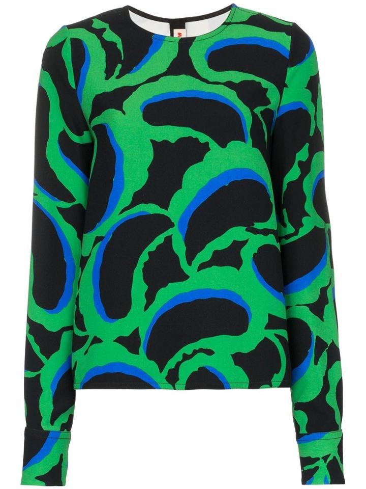 Marni Abstract Print Top - Black