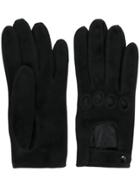 Manokhi Cut Out Detail Gloves - Black