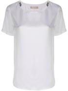 's Max Mara Embellished Crewneck T-shirt - White