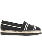 Michael Michael Kors Logo Espadrilles - Black