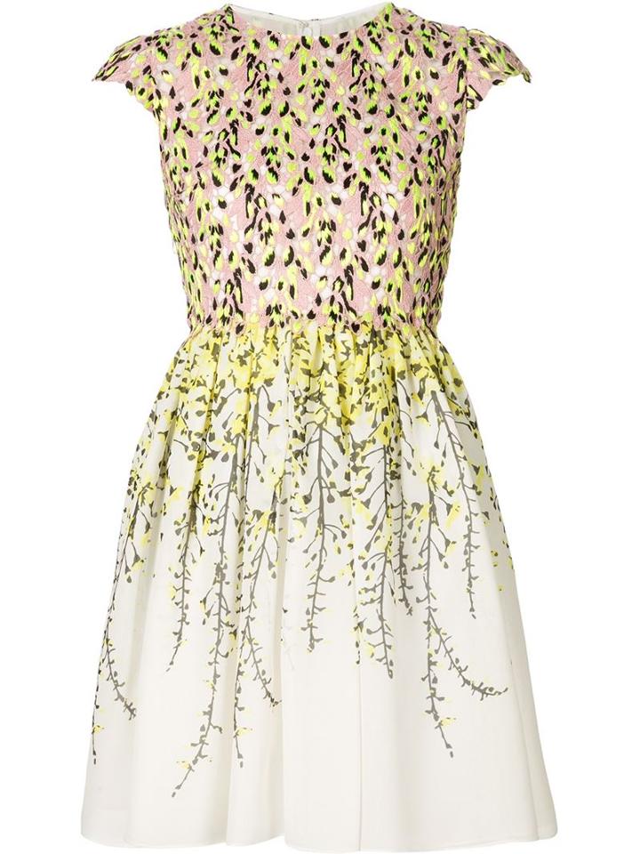 Giambattista Valli Printed Silk Dress