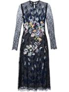 Yigal Azrouel Floral Embroidered Lace Dress