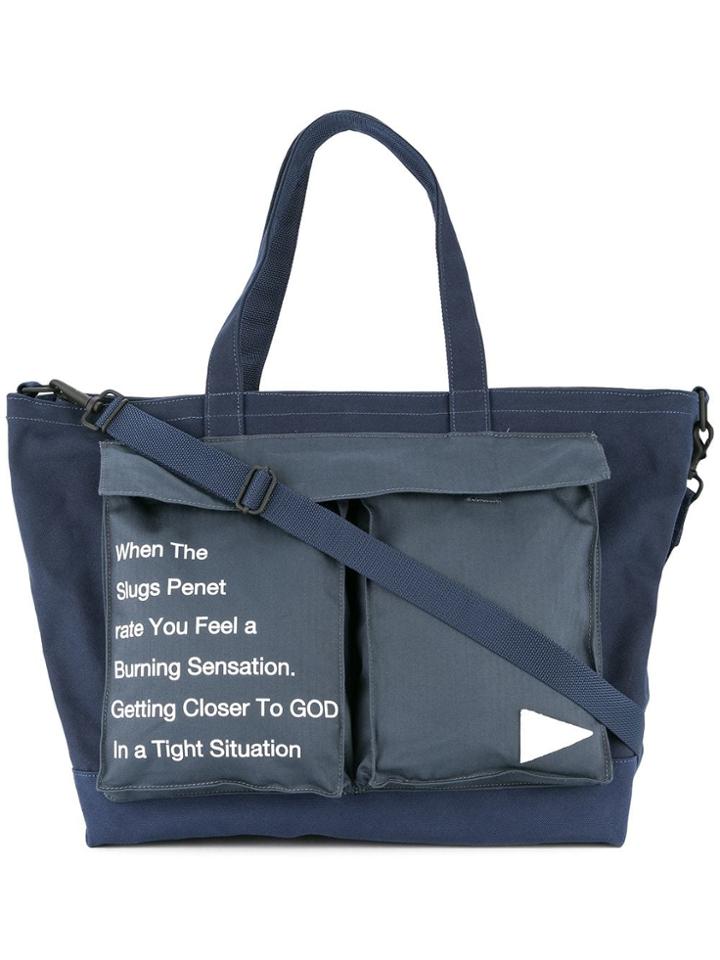 Makavelic Rico Helmet Tote Bag - Blue