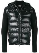 Moncler Ribbed Sleeve Padded Jacket - Black