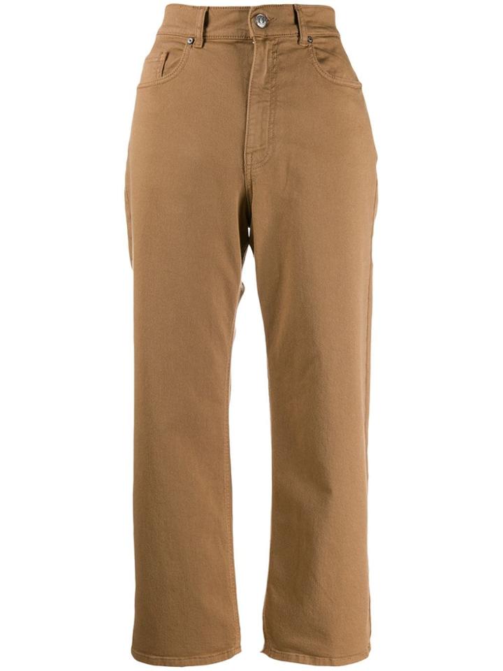 P.a.r.o.s.h. High-waisted Palazzo Pants - Brown