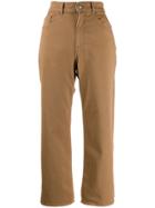 P.a.r.o.s.h. High-waisted Palazzo Pants - Brown
