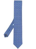 Salvatore Ferragamo Snail Mosaic Tie - Blue