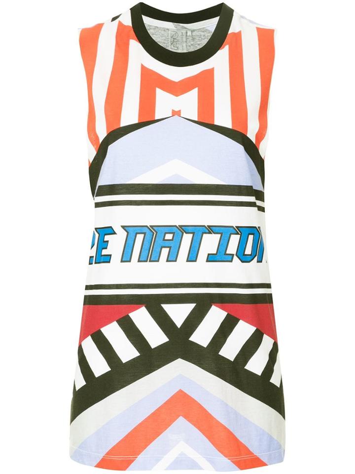 P.e Nation Maracana Moto Tank Top - Multicolour