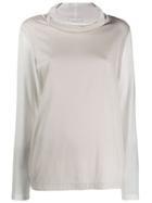 Fabiana Filippi Two-tone Top - Neutrals