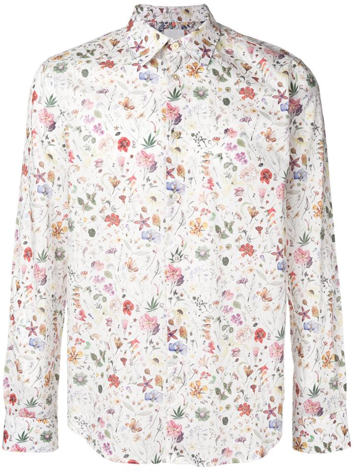 Paul Smith Black Label Liberty Print Shirt - White