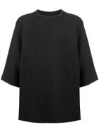 Homme Plissé Issey Miyake Oversized Pleated T-shirt - Grey