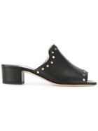 Jimmy Choo Studded Block Heel Sandals - Black