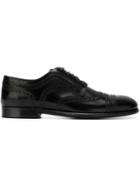 Dolce & Gabbana Classic Brogues, Men's, Size: 41.5, Black, Leather