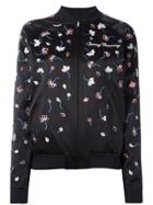 Opening Ceremony Embroidered Bomber Jacket - Black