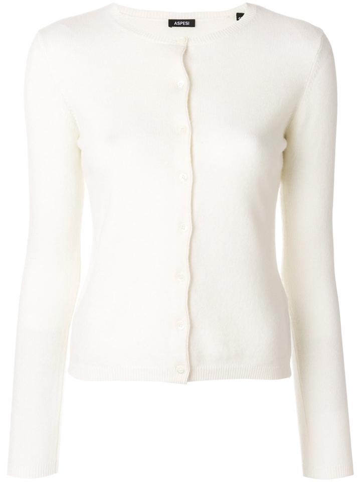 Aspesi Classic Cardigan - White