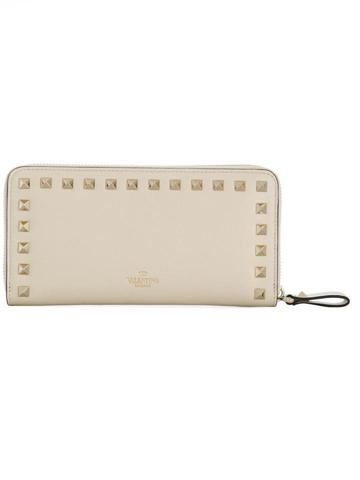 Valentino Zip-around Wallet - White