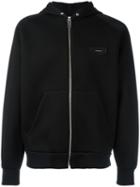 Givenchy Logo Plaque Hoodie, Men's, Size: Large, Black, Cotton/spandex/elastane/viscose